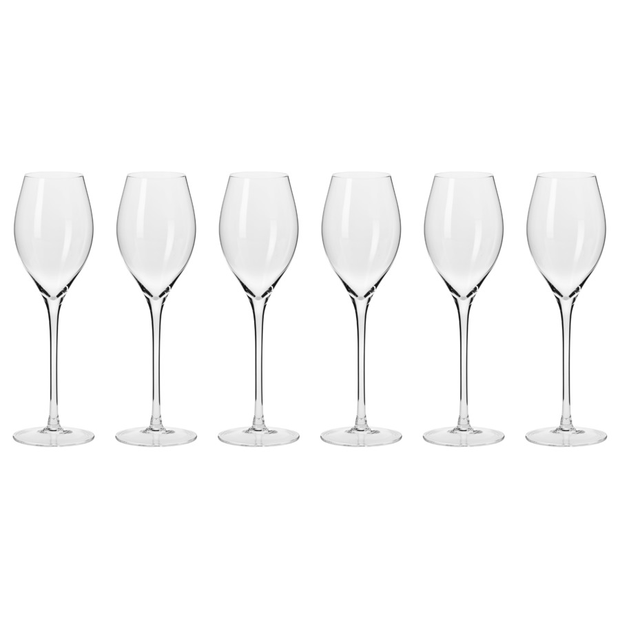 Набор бокалов для игристого вина Krosno Гармония Просекко 280 мл, 6 шт